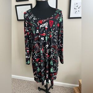 Christmas Womens plus dress